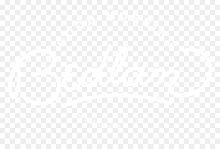 Good Morning Bedlam White-07 - Johns Hopkins Logo White, HD Png Download - morning png