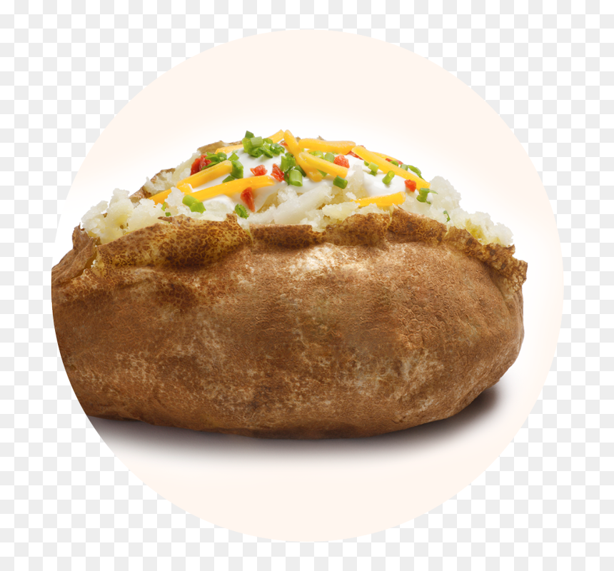 Baked Potatoes, Chili, Hot Dogs And Sausages - Baked Potato Transparent Background, HD Png Download - baked potato png