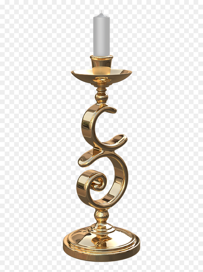 Brass, HD Png Download - candlestick png