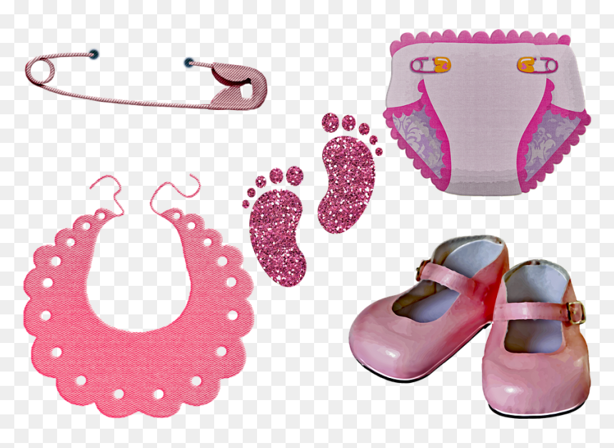 Pañal De Niña Animado, HD Png Download - baby shoes png