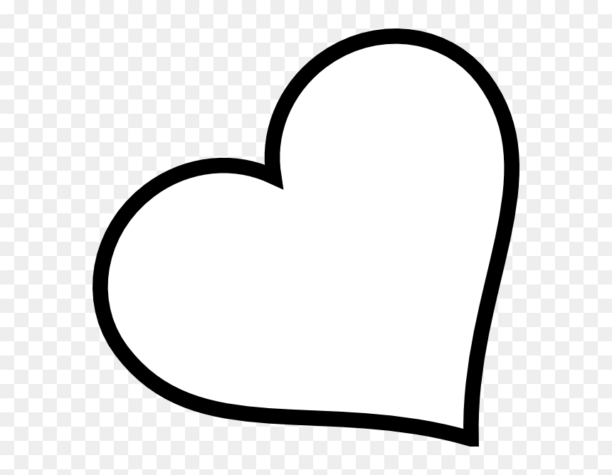 Cute White Love Heart Png, Transparent Png - black hearts png