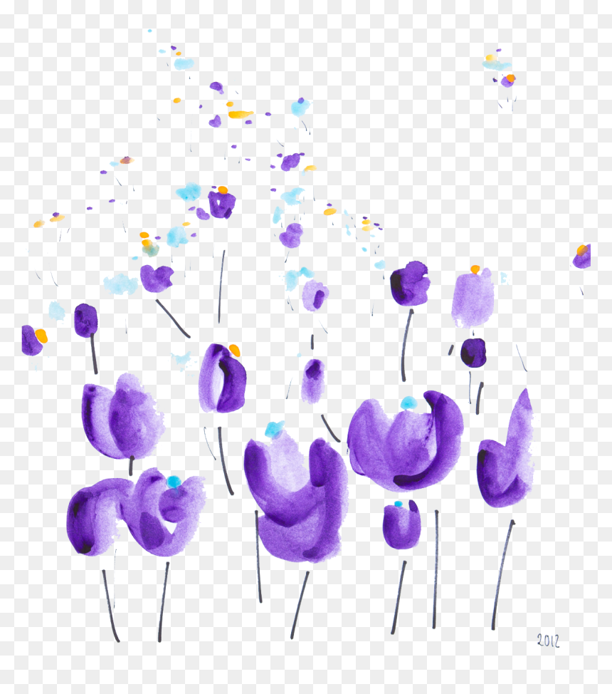 Tulipanes En Acuarela Png , Png Download - Illustration, Transparent Png - acuarela png