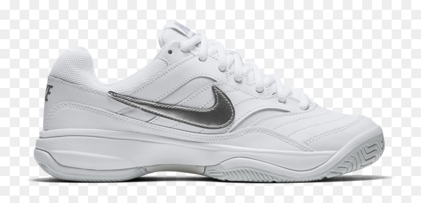 Women"s Nike Court Lite Tennis Shoe"
 Title="women"s - Nike Court Lite Silver, HD Png Download - tennis shoe png