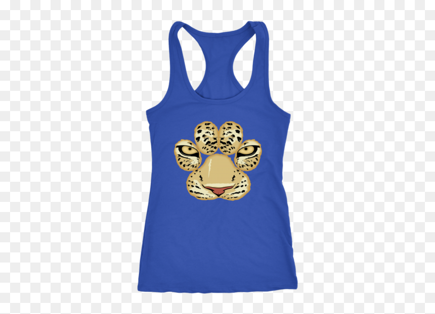 Tank Top Bjj, HD Png Download - tiger paw print png