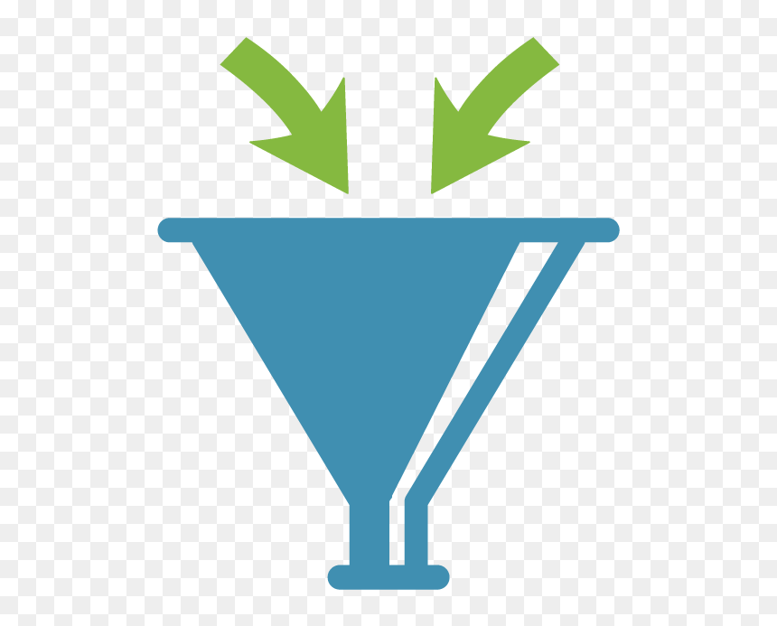 Lead Generation Funnel Icon - Transparent Funnel Icon, HD Png Download - funnel icon png