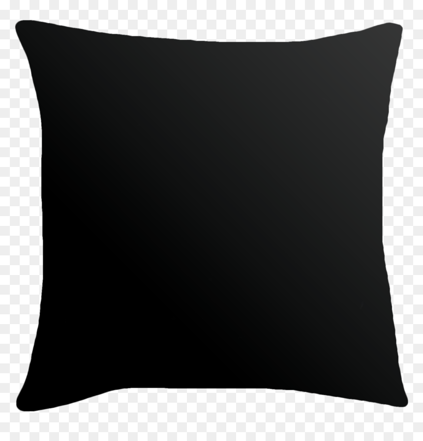 Black Pillow Png - Cushion, Transparent Png - pillows png