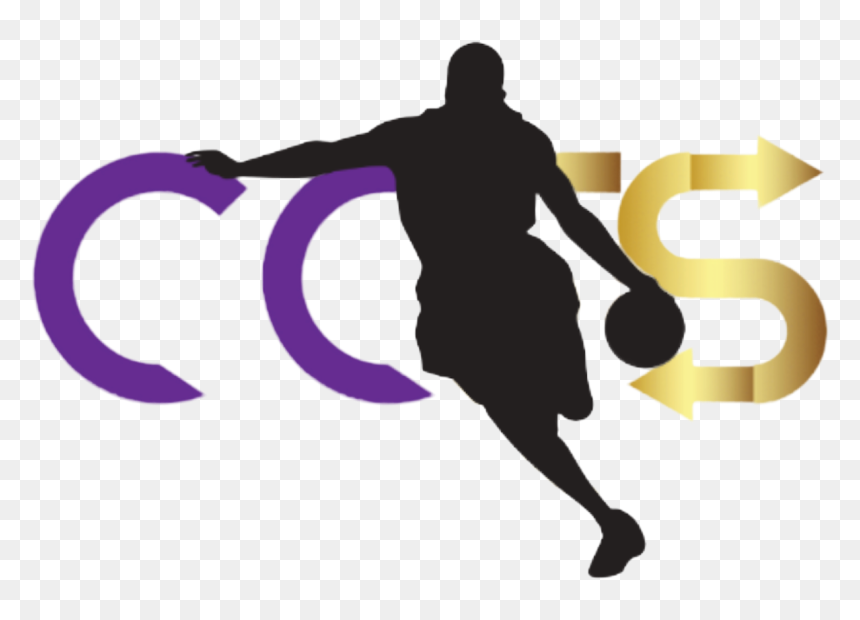 Ccfs Logo With Kobe Silhouette - Silhouette, HD Png Download - bodybuilder silhouette png
