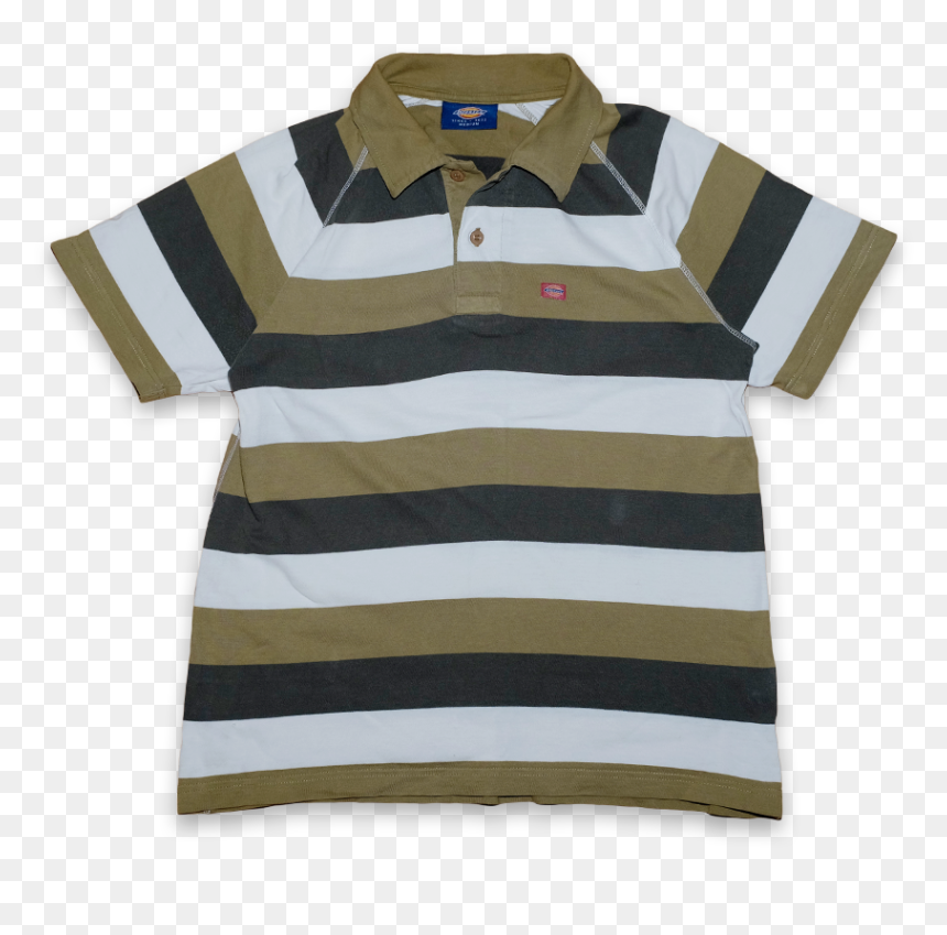 Vintage Dickies Striped Polo Shirt - Dickies Mens Striped Shirt, HD Png Download - dickies logo png