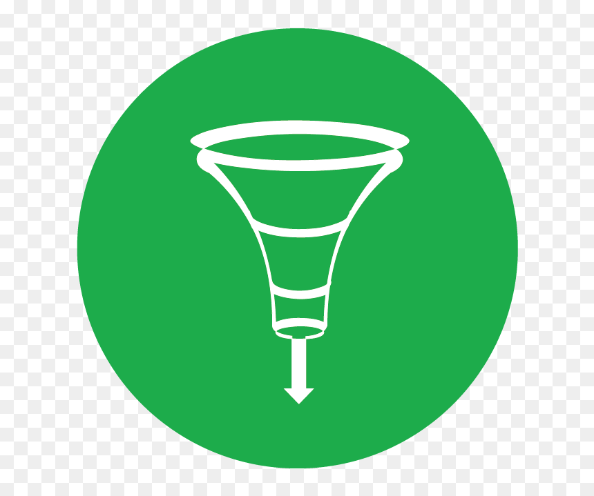 Conversion Funnel Optimization - Funnel Icon Green, HD Png Download - funnel icon png