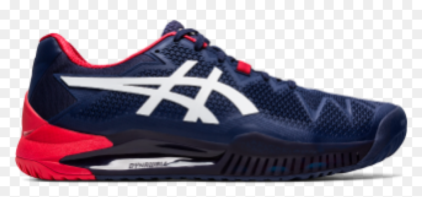 Asics Gel Resolution 81041a079-400 Peacoat Mens Tennis - Asics Gel Resolution 8, HD Png Download - tennis shoe png