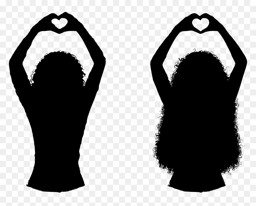 Heart With Hands Clip Arts - Clip Art Of People Helping People, HD Png Download - heart hands png