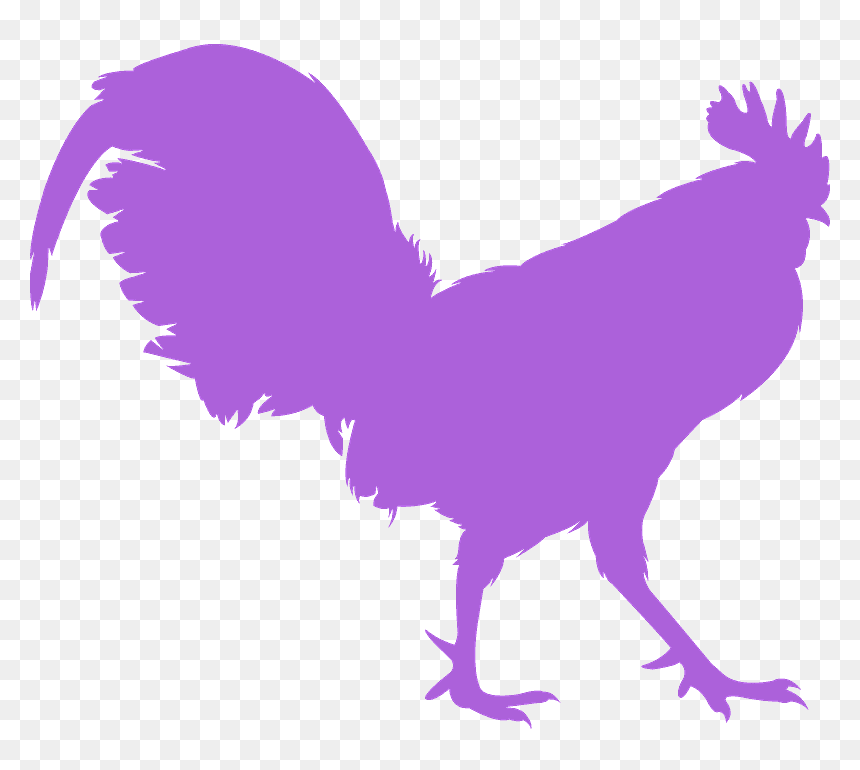 Voces De Animales, HD Png Download - rooster silhouette png