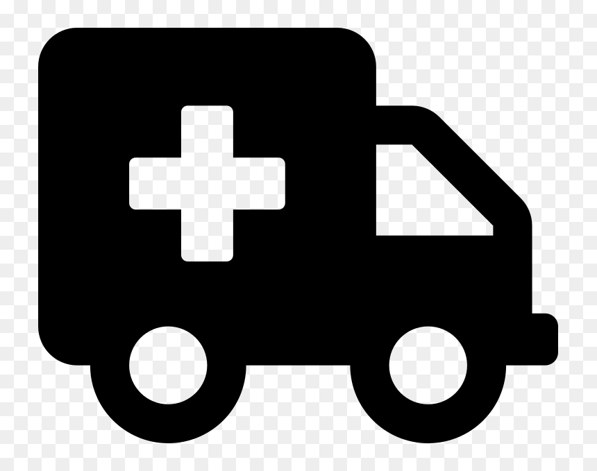 Blue Icon Ambulance Png, Transparent Png - ambulance icon png