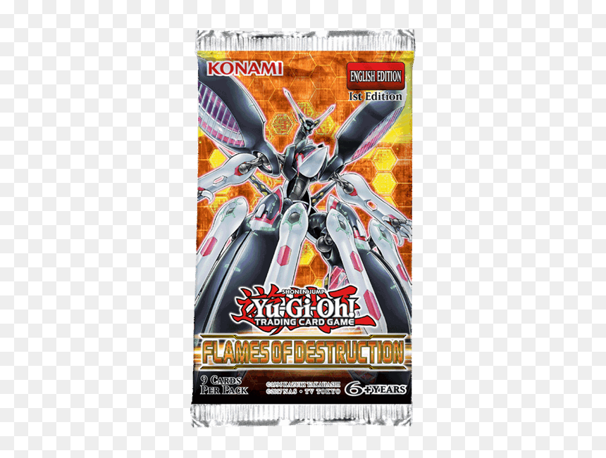 Yugioh Flames Of Destruction Booster Pack, HD Png Download - yugioh card png