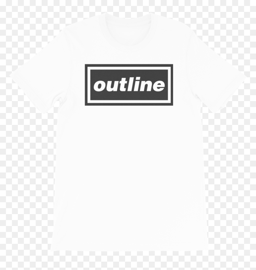 White - Oasis, HD Png Download - shirt outline png