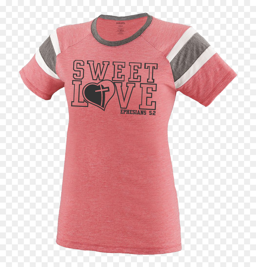 Girls Sweet Love Jersey Outline T-shirt - T-shirt, HD Png Download - shirt outline png