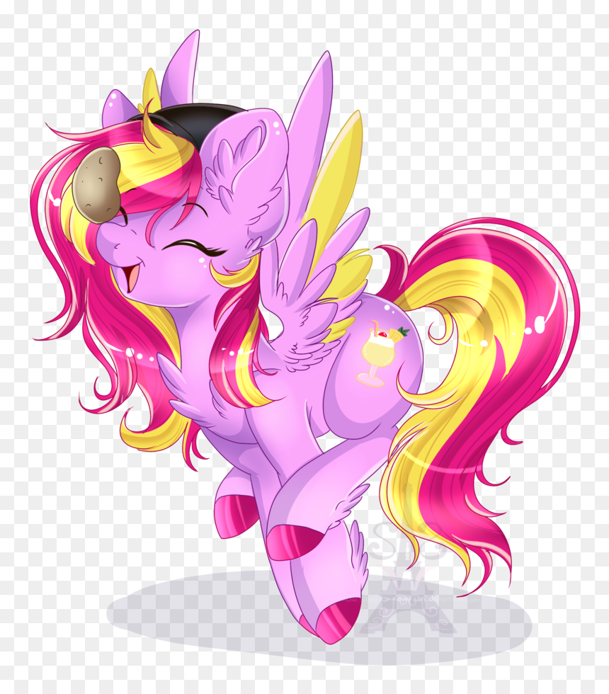 Silent Shadow Wolf, Balancing, Cute, Food, Happy, Oc, - Cartoon, HD Png Download - cute food png