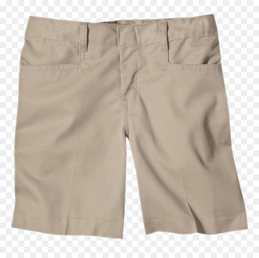 Dickies Girls Classic Shorts [khaki] , Png Download - Bermuda Shorts, Transparent Png - dickies logo png