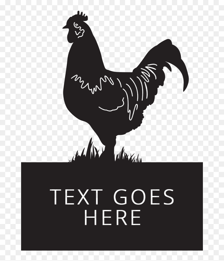 Rooster, HD Png Download - rooster silhouette png