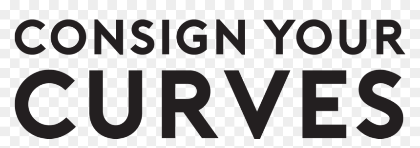 Consignyourcurves Blacklogo Final, HD Png Download - curves png