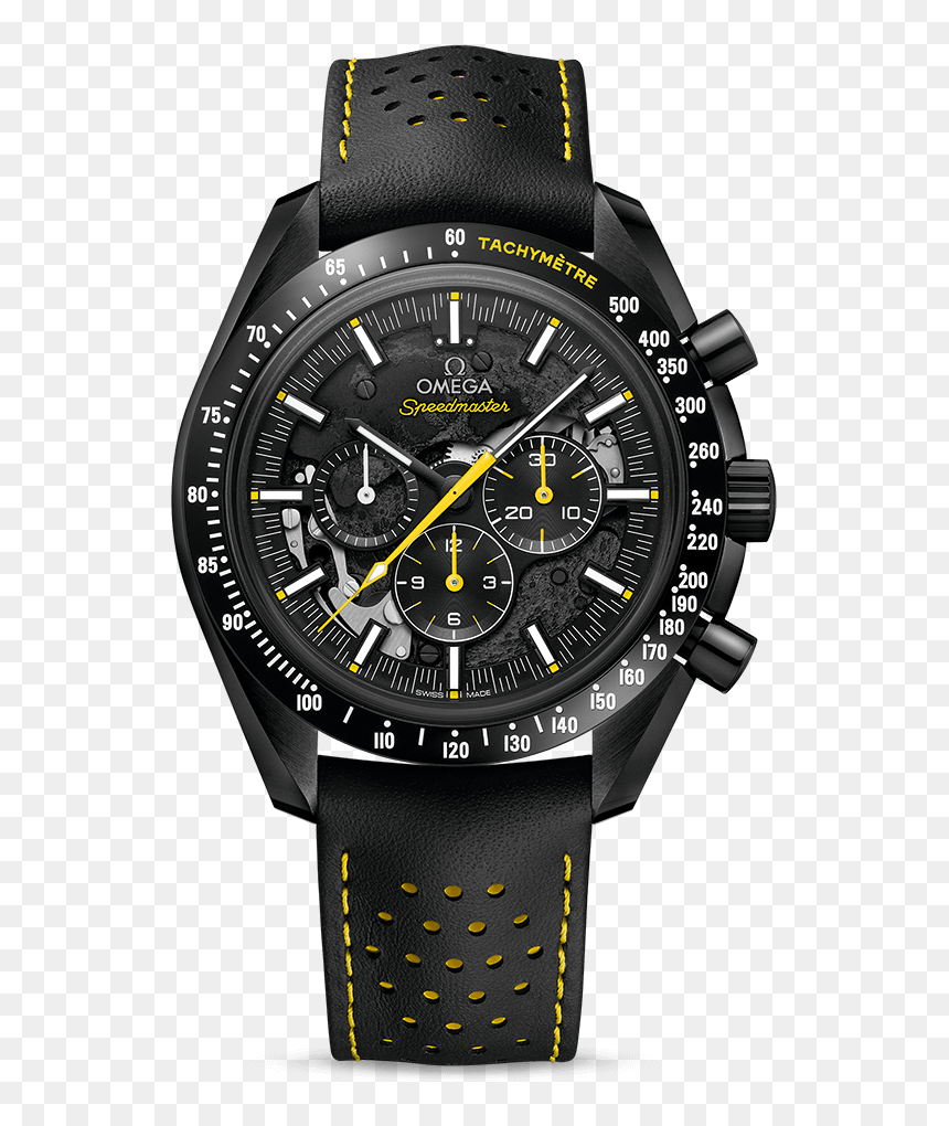 Omega Moonwatch Co-axial Chronograph 44,25mm Dark Side - Omega Speedmaster Apollo 8, HD Png Download - dark side of the moon png