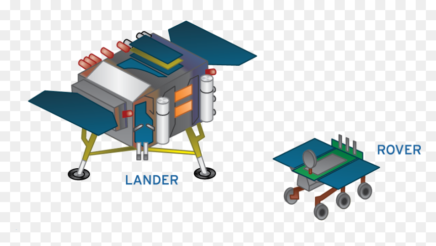 Chang"e 4 - Chang E 4 Lander, HD Png Download - dark side of the moon png