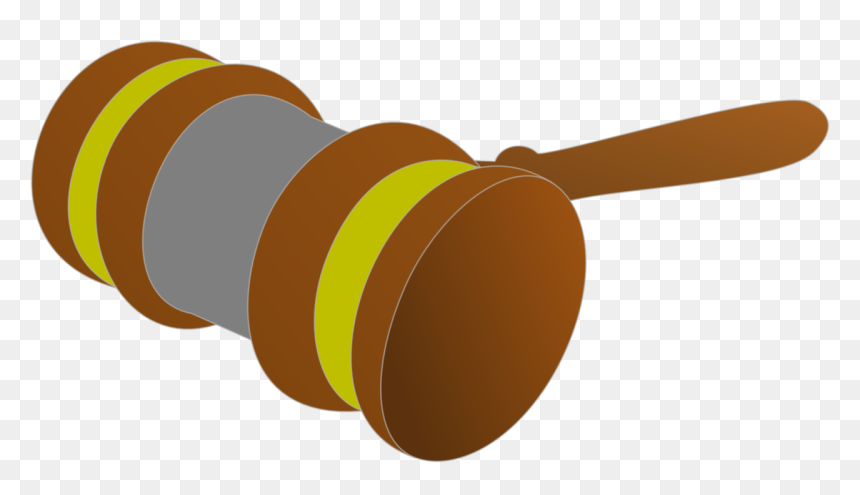 Transparent Court Hammer Png - Vektor Palu Hakim Png, Png Download - court hammer png