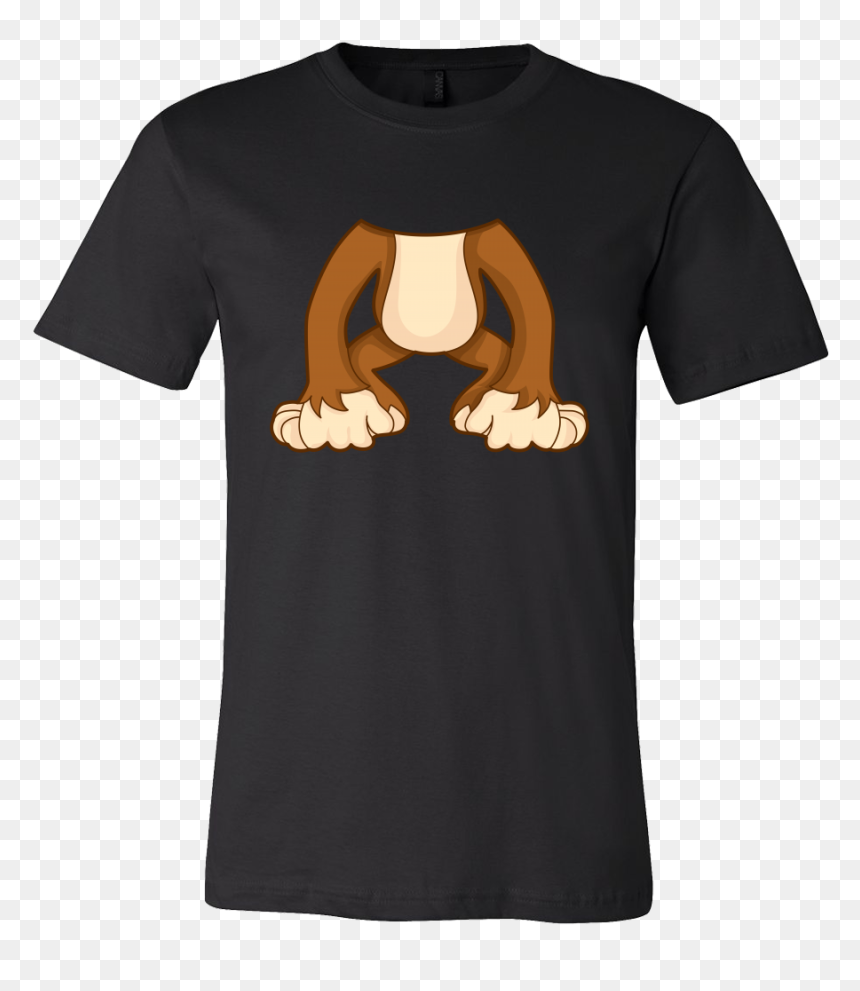 Monkey Body Animal Costume Funny Monkeys Gift T-shirt - Met My Wife On Ancestry, HD Png Download - funny monkey png
