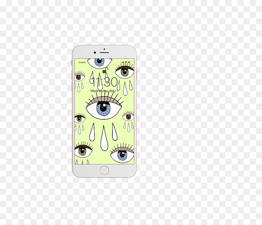 Iphone, HD Png Download - brown eye png