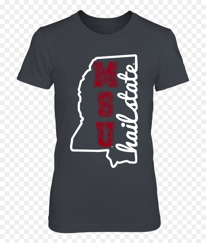 Mississippi Outline Hail State Shirt Mississippi State - Head Start Shirt Ideas, HD Png Download - shirt outline png