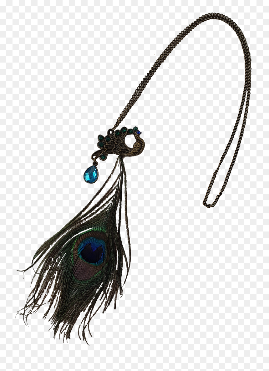 Transparent Feathers Turquoise - Pendant, HD Png Download - peacock images hd png