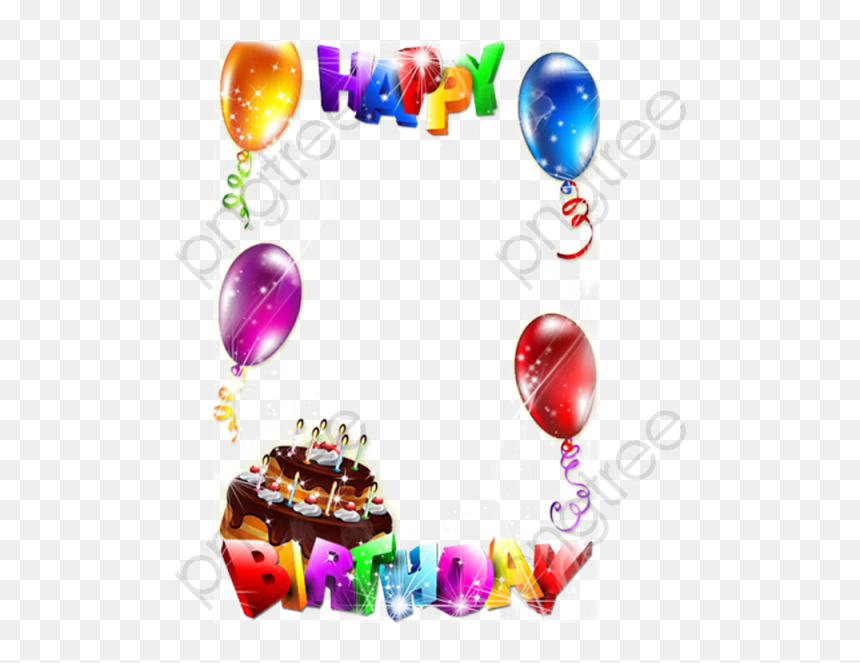 Happy Birthday 2 Photos Frames, HD Png Download - chrome global skin media imagedoc darknoise png
