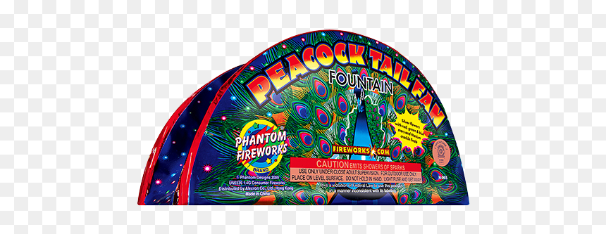 Fireworks Fountains Peacock Tail - Phantom Fireworks, HD Png Download - peacock tail png