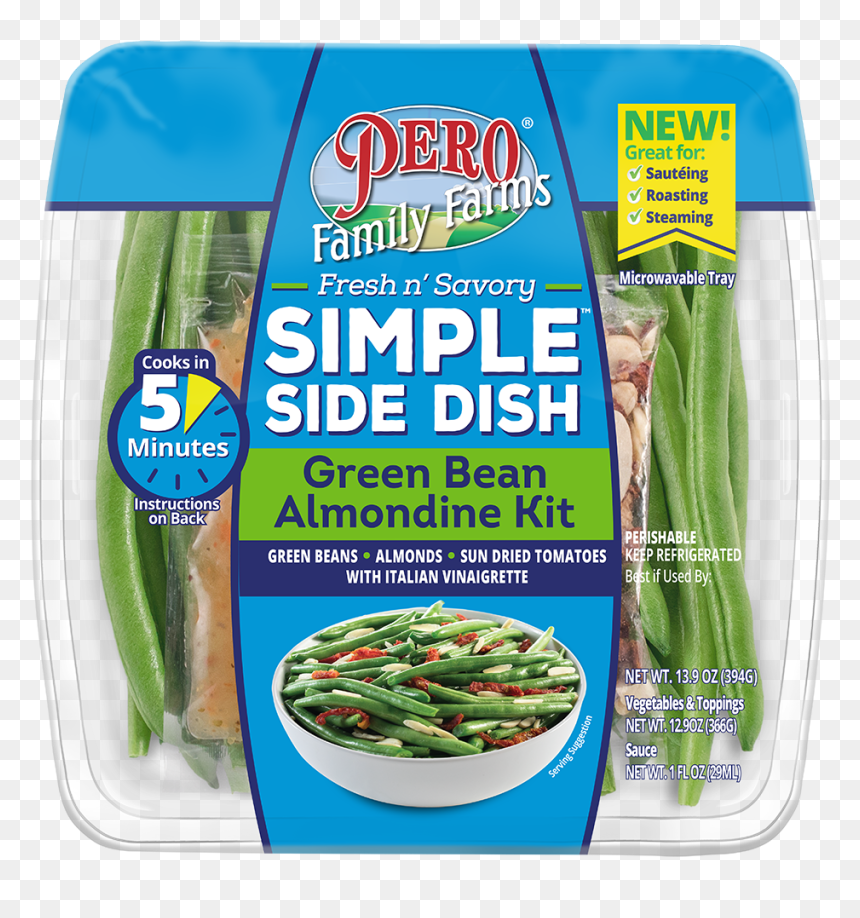 Green Bean Almondine Kit , Png Download - Pero Riced Cauliflower Pilaf, Transparent Png - green bean png