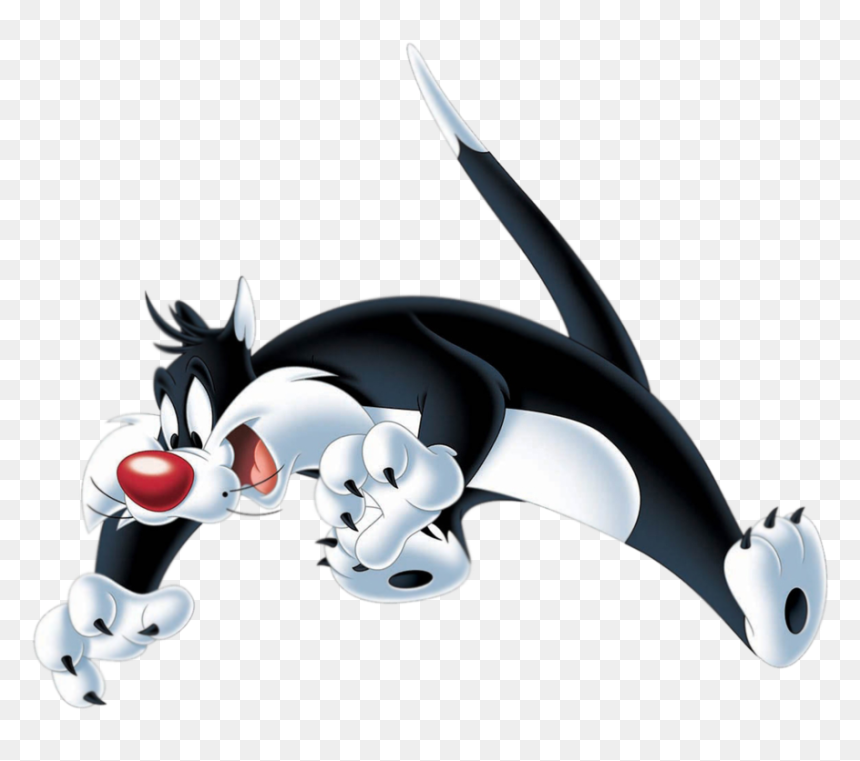 And Sylvester The Cat - Sylvester The Cat, HD Png Download - tweety bird png