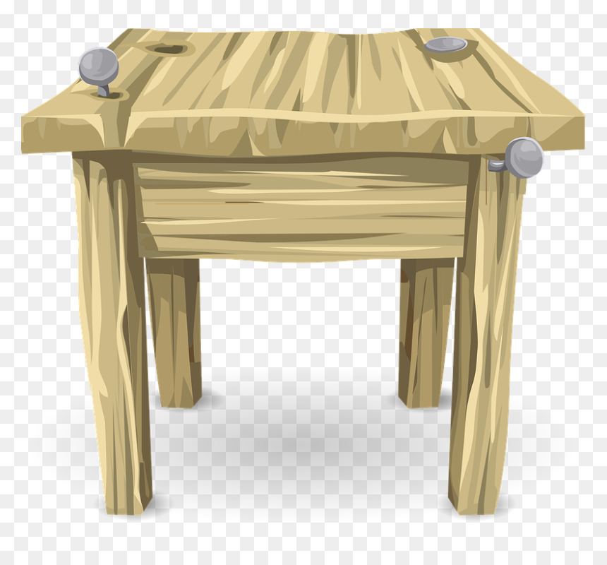 Tavolo Legno Png, Transparent Png - wood furniture png