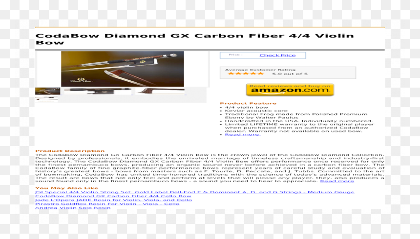 Web Page, HD Png Download - violin bow png