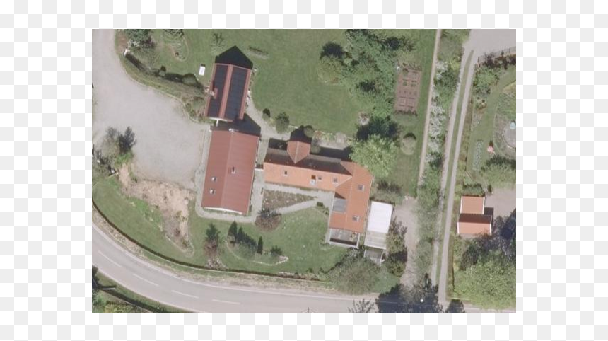 Modernized Farmhouse, 30 Km From Copenhagen City - Estate, HD Png Download - aerial tree png