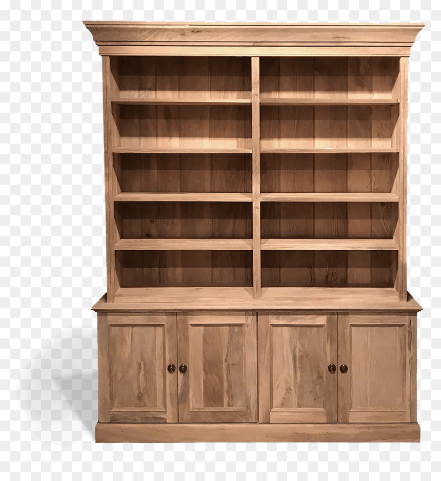 Large Solid Wood Bookcase - Large Bookcase, HD Png Download - bookcase png