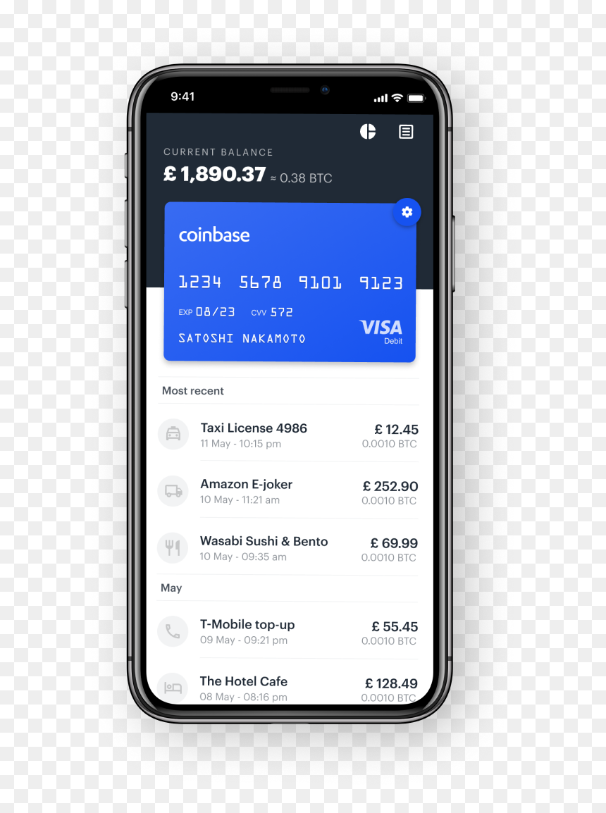 Visa, HD Png Download - coinbase png