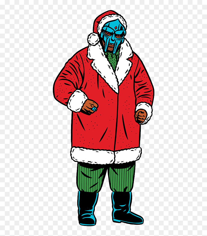 Art Santa Claus Drawing, HD Png Download - mf doom png