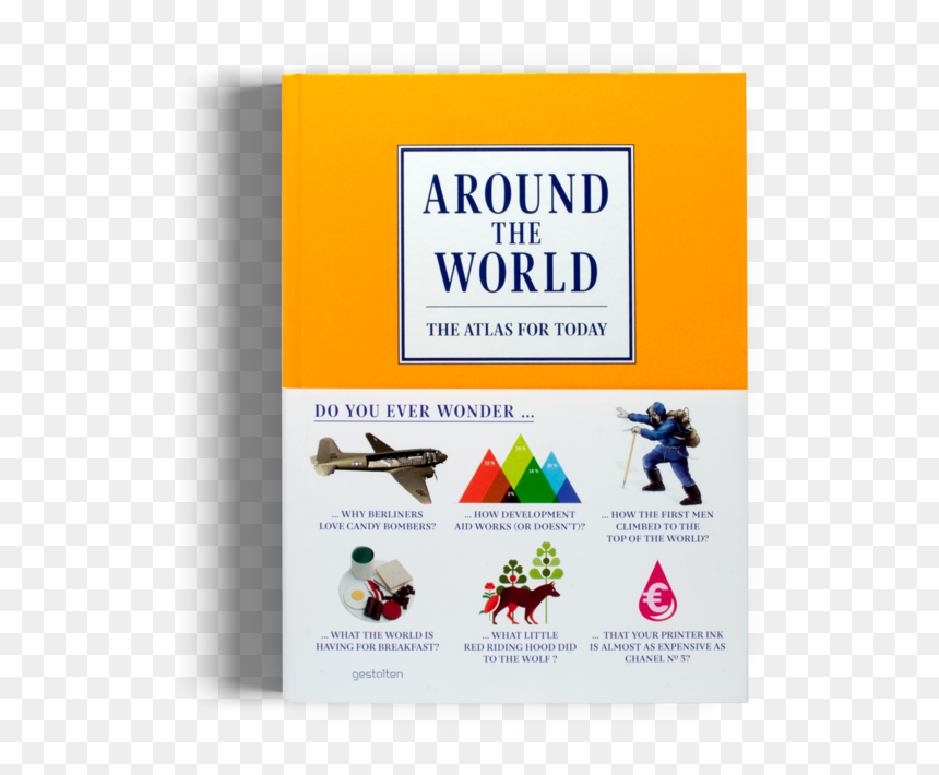 Around The World Gestalten Book - Around The World The Atlas For Today, HD Png Download - around the world png