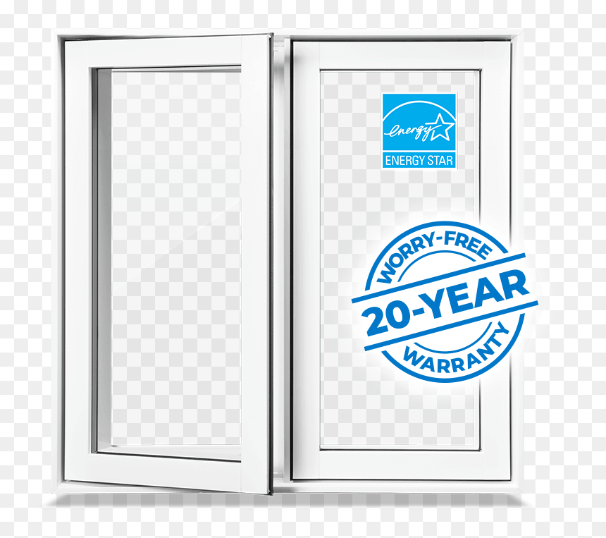 A Double Casement Window With The Energy Star Logo - Energy Star, HD Png Download - energy star logo png