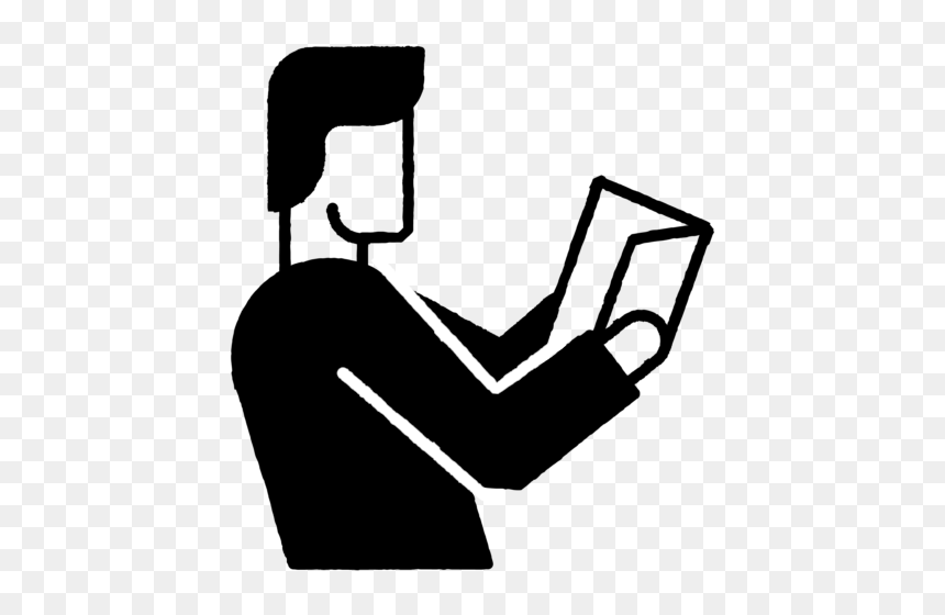 Illustration, HD Png Download - reading icon png