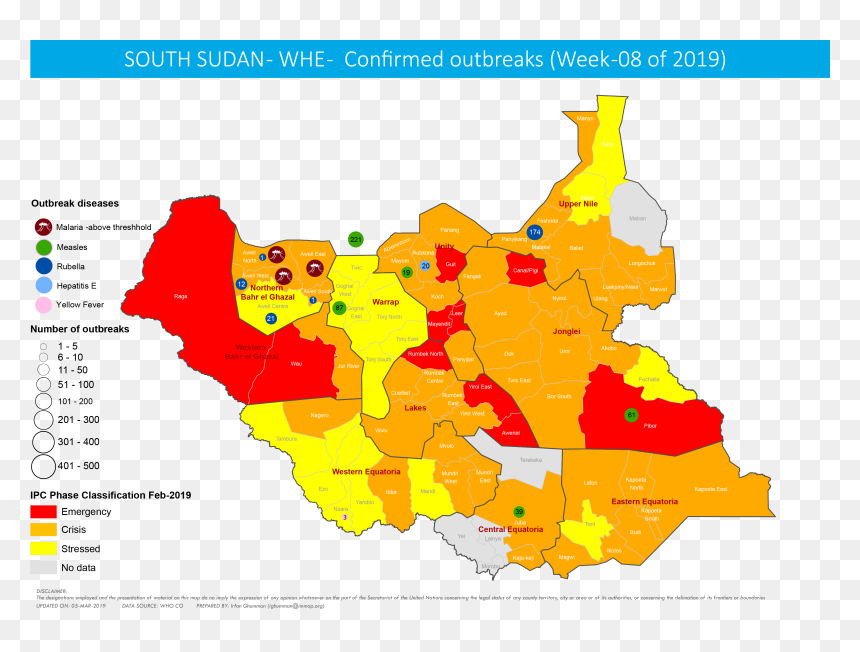 Ss Confirmed Disease Outbreaks In Week 08 ) - Map (3394x2417), - Map, HD Png Download - confirmed png