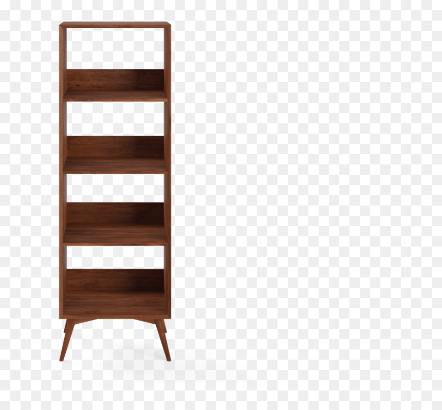 Frank Open Bookshelf - Shelf, HD Png Download - bookcase png