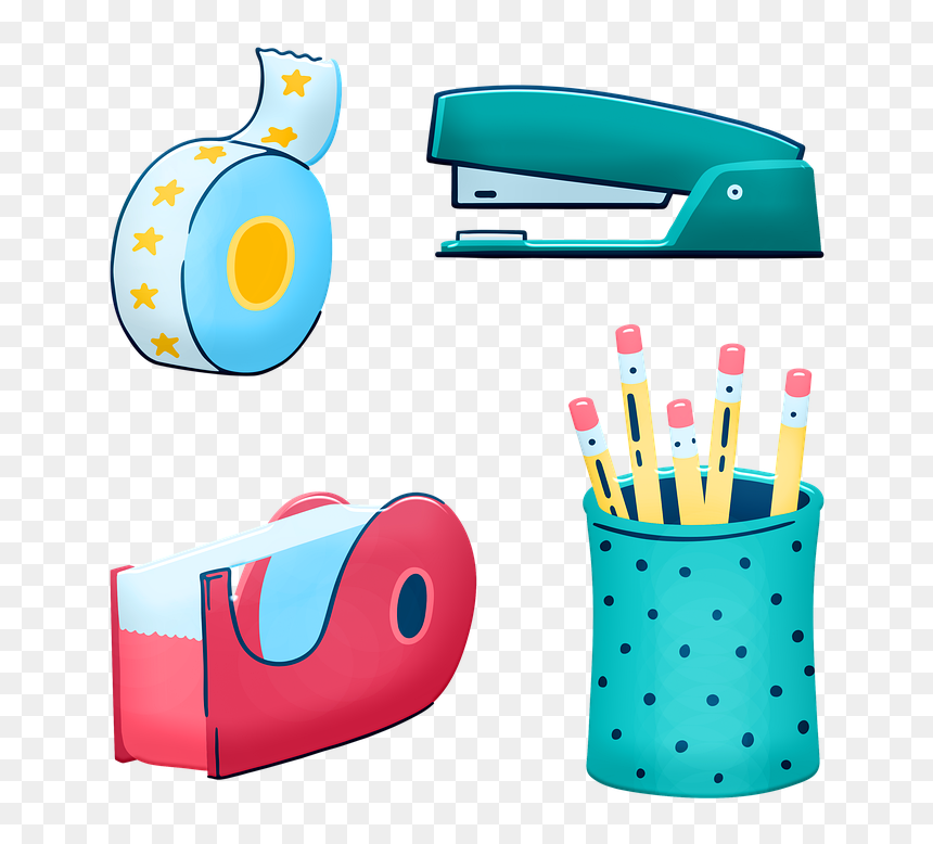 Clip Art, HD Png Download - office stationery png