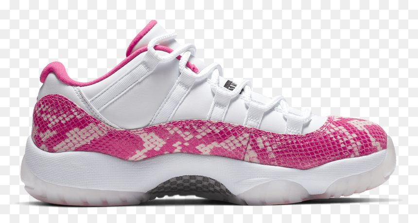 Transparent Jordan 11 Png - Pink Snakeskin Jordan 11 Png, Png Download - jordan 11 png