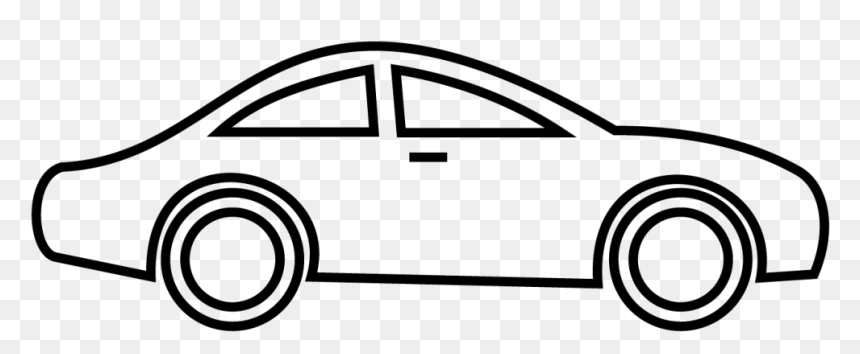Pngs Car Photo - Black And White Car Clip Art, Transparent Png - car line art png