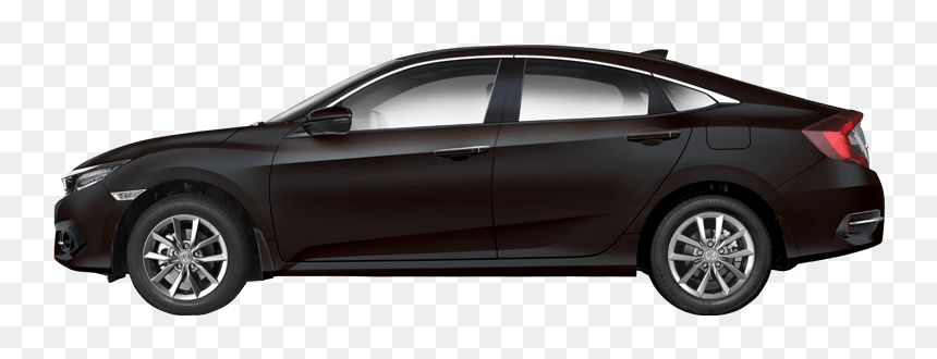 Honda Civic 2018 Black Color, HD Png Download - honda city car png